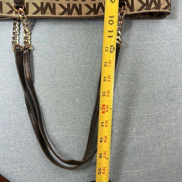 Michael Kors Canvas Monogram Bag Tote Bag - Picture 10 of 11